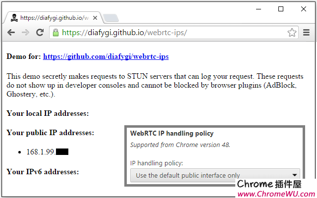 WebRTC leak prevent-禁用WebRTC防止真实IP泄漏