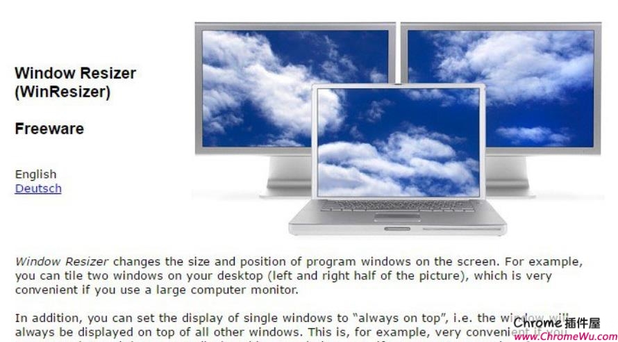 Window Resizer：前端网页开发快速调整浏览器窗口尺寸，自定义大小调节